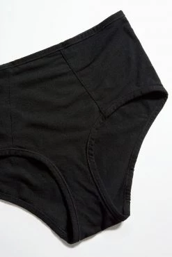 Negative Underwear Cotton High Waist Brief In Black (Singles - Employee Sale) 7 Negative Underwear Cotton High Waist Brief In Black (Singles - Employee Sale)