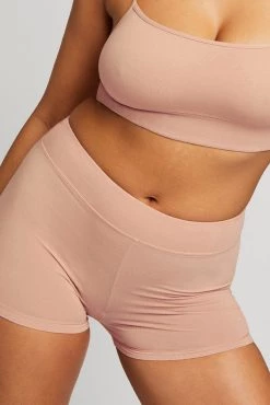 Negative Underwear Underwear Cotton Mini Boy Short In Buff