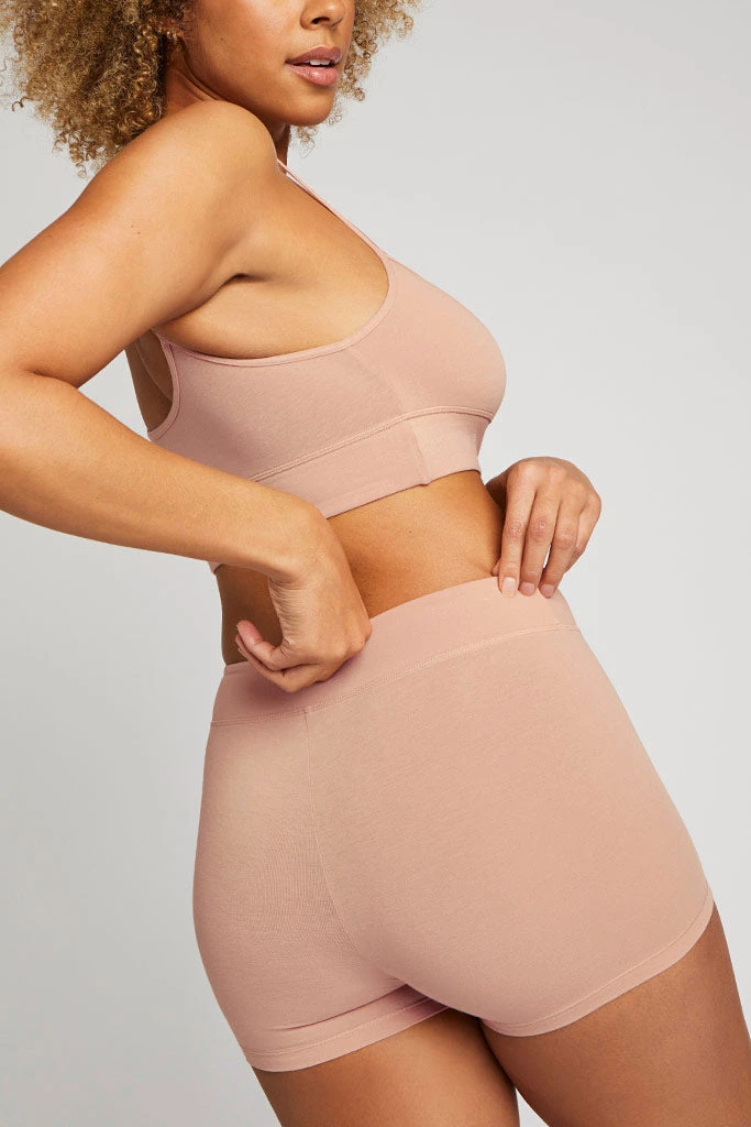 Negative Underwear Underwear Cotton Mini Boy Short In Buff 2 Negative Underwear Underwear Cotton Mini Boy Short In Buff