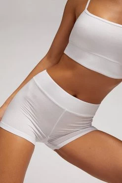 Negative Underwear Underwear Cotton Mini Boy Short In White