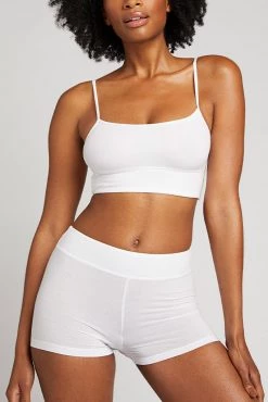 Negative Underwear Underwear Cotton Mini Boy Short In White