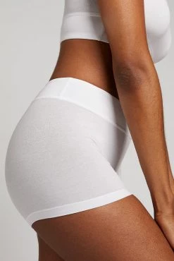 Negative Underwear Underwear Cotton Mini Boy Short In White