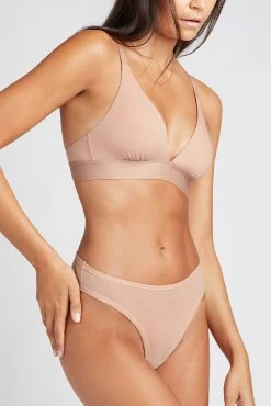 Negative Underwear Cotton Thong In Buff (Pack) Underwear