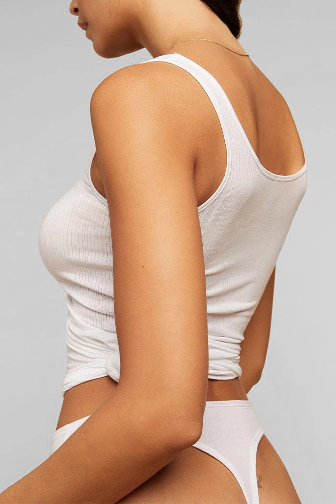 Negative Underwear Underwear Cotton Thong In White (Pack) 2 Negative Underwear Underwear Cotton Thong In White (Pack)