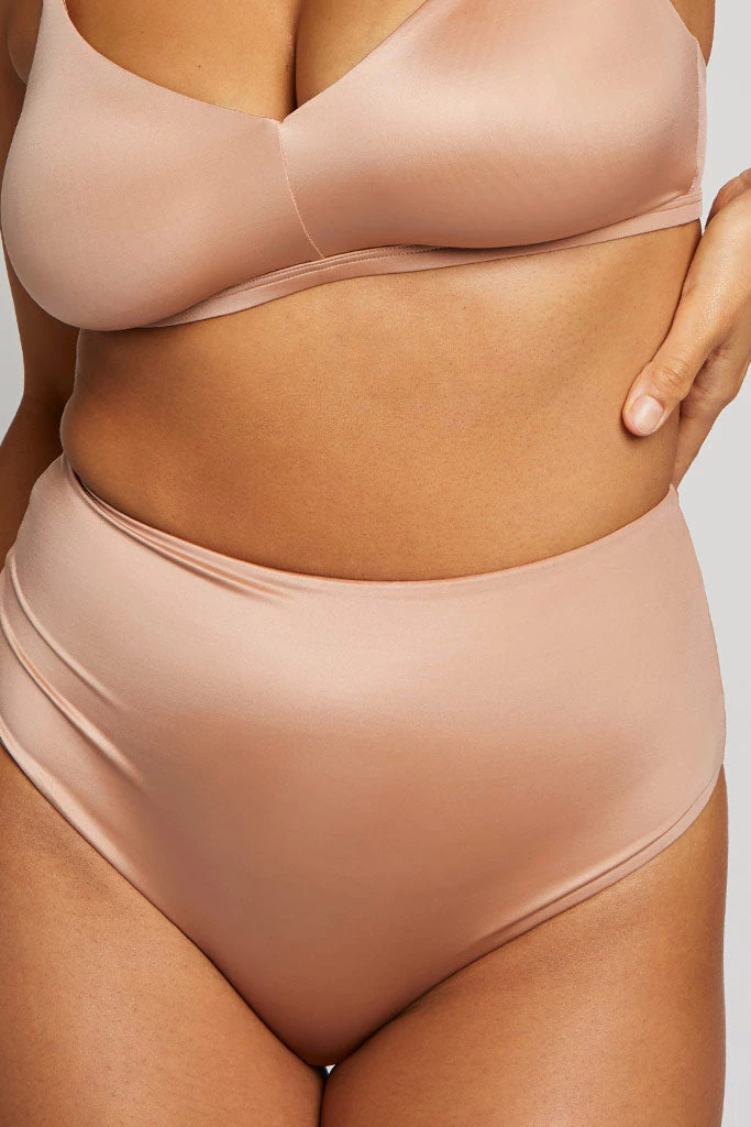 Negative Underwear Glacé High-Waist Thong In Buff Underwear 3 Negative Underwear Glacé High-Waist Thong In Buff Underwear