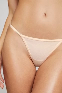 Negative Underwear New Sieve G-String In Peach 6 Negative Underwear New Sieve G-String In Peach