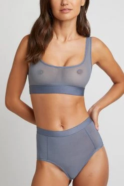 Negative Underwear Underwear Sieve High-Waist Brief In Black And In Buff And In Slate (3 Pack)