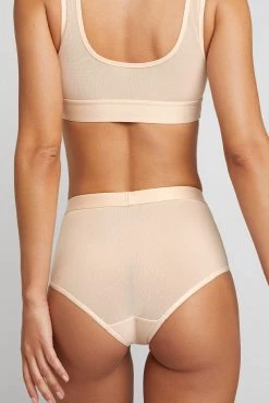 Negative Underwear Sieve High-Waist Brief In Peach 11 Negative Underwear Sieve High-Waist Brief In Peach