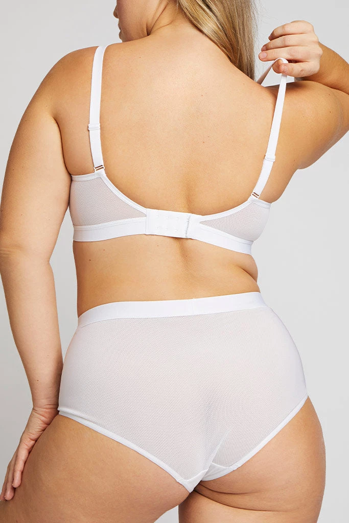 Negative Underwear Sieve High-Waist Brief In White Underwear 6 Negative Underwear Sieve High-Waist Brief In White Underwear
