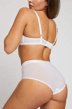 Negative Underwear Sieve High-Waist Brief In White Underwear 9 Negative Underwear Sieve High-Waist Brief In White Underwear