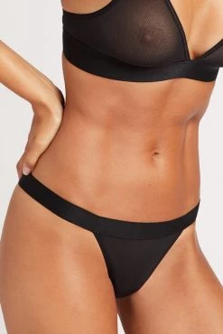 Negative Underwear Underwear Sieve Thong In Black And In Buff And In Slate (3 Pack) 8 Negative Underwear Underwear Sieve Thong In Black And In Buff And In Slate (3 Pack)