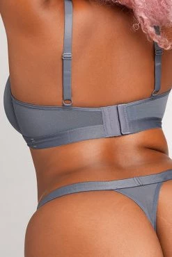 Negative Underwear Underwear Sieve Thong In Slate