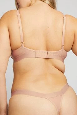 Negative Underwear Silky Thong In Buff Underwear