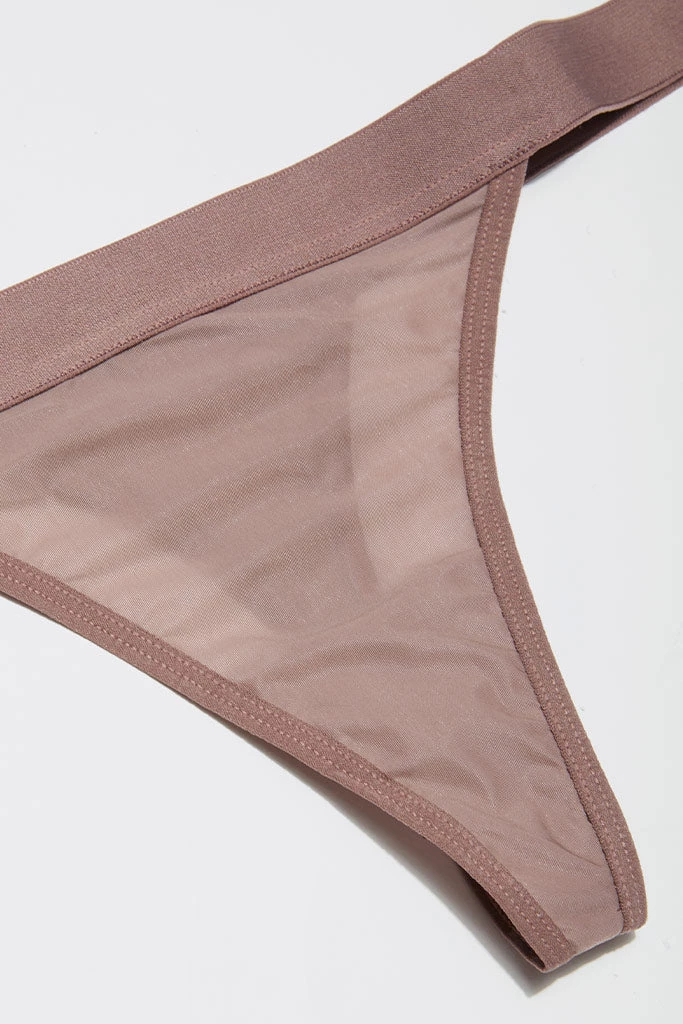 Negative Underwear Silky Thong In Haze 5 Negative Underwear Silky Thong In Haze