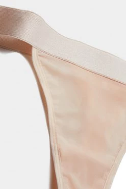 Negative Underwear Silky Thong In Peach Underwear
