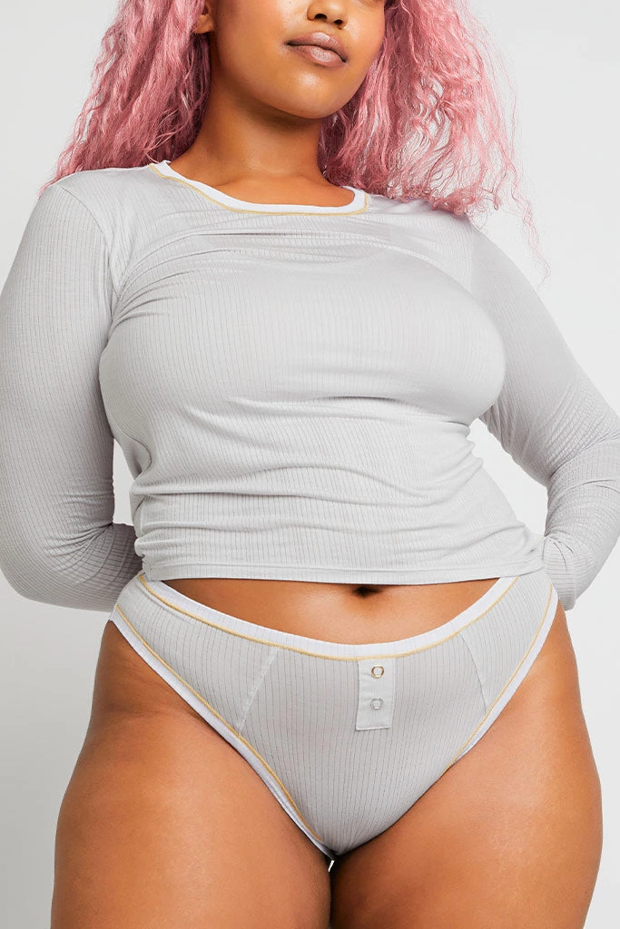 Negative Underwear Whipped French Cut Brief In Moon Metallic Underwear 3 Negative Underwear Whipped French Cut Brief In Moon Metallic Underwear