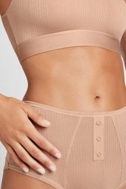 Negative Underwear Whipped High Rise In Buff Underwear