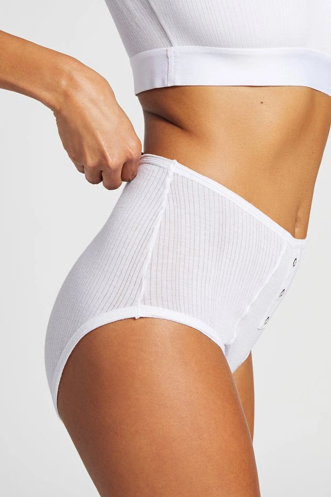 Negative Underwear Whipped High Rise In White Underwear 2 Negative Underwear Whipped High Rise In White Underwear