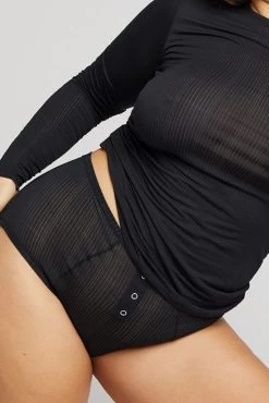 Negative Underwear Whipped High Rise In Black 15 Negative Underwear Whipped High Rise In Black