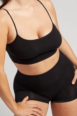 Negative Underwear Cotton Bralette In Black Bras 10 Negative Underwear Cotton Bralette In Black Bras