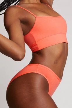 Negative Underwear New Cotton Bralette In Coral 7 Negative Underwear New Cotton Bralette In Coral