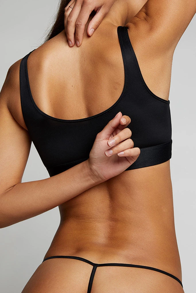 Negative Underwear Glacé Bra Top In Black 5 Negative Underwear Glacé Bra Top In Black