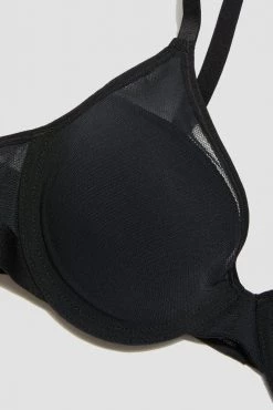 Negative Underwear Lined Sieve Demi Bra In Black (Employee Sale) Plunge 11 Negative Underwear Lined Sieve Demi Bra In Black (Employee Sale) Plunge