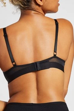 Negative Underwear Lined Sieve Demi Bra In Black (Employee Sale) Plunge 15 Negative Underwear Lined Sieve Demi Bra In Black (Employee Sale) Plunge