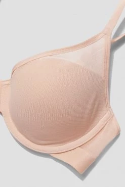 Negative Underwear Lined Sieve Demi Bra In Peach (Employee Sale) 9 Negative Underwear Lined Sieve Demi Bra In Peach (Employee Sale)