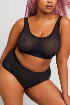 Negative Underwear Sieve Bra Top In Black And In Buff And In Slate (3 Pack) Bras 10 Negative Underwear Sieve Bra Top In Black And In Buff And In Slate (3 Pack) Bras
