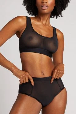 Negative Underwear Best Sellers Sieve Bra Top In Black