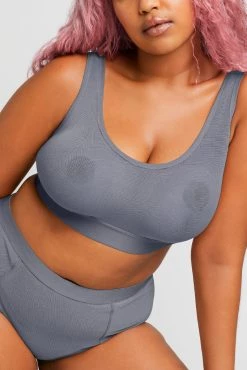 Negative Underwear Bras Sieve Bra Top In Slate 10 Negative Underwear Bras Sieve Bra Top In Slate