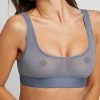 Negative Underwear Bras Sieve Bra Top In Slate