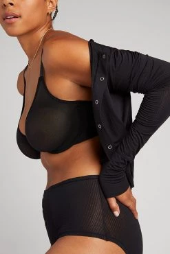 Negative Underwear Sieve Demi Bra In Black Bras 10 Negative Underwear Sieve Demi Bra In Black Bras