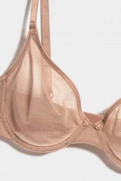 Negative Underwear Bras Sieve Demi Bra In Buff