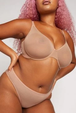 Negative Underwear Bras Sieve Demi Bra In Buff