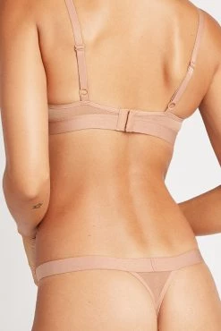 Negative Underwear Bras Sieve Demi Bra In Buff