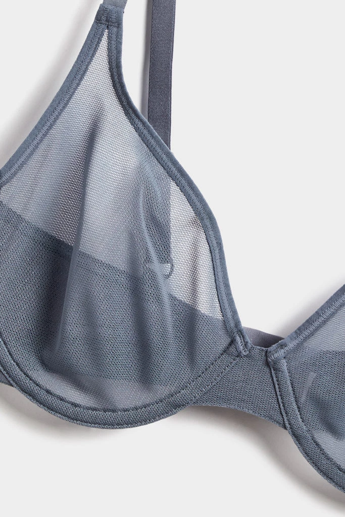 Negative Underwear Sieve Demi Bra In Slate Bras 6 Negative Underwear Sieve Demi Bra In Slate Bras