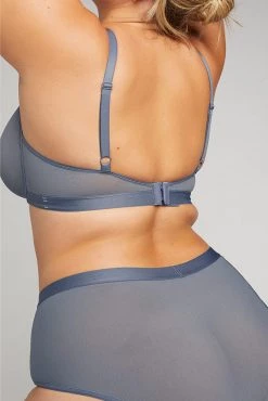 Negative Underwear Sieve Demi Bra In Slate Bras