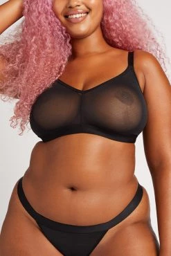 Negative Underwear Best Sellers Sieve Non-Wire Bra In Black