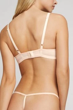 Negative Underwear Sieve Non-Wire Bra In Peach 10 Negative Underwear Sieve Non-Wire Bra In Peach