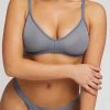 Negative Underwear Bras Sieve Non-Wire Bra In Slate