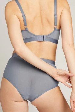 Negative Underwear Bras Sieve Non-Wire Bra In Slate