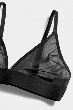 Negative Underwear Bras Sieve Triangle Bra In Black