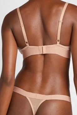 Negative Underwear Sieve Triangle Bra In Buff Bras