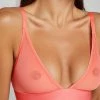 Negative Underwear Bras Sieve Triangle Bra In Coral
