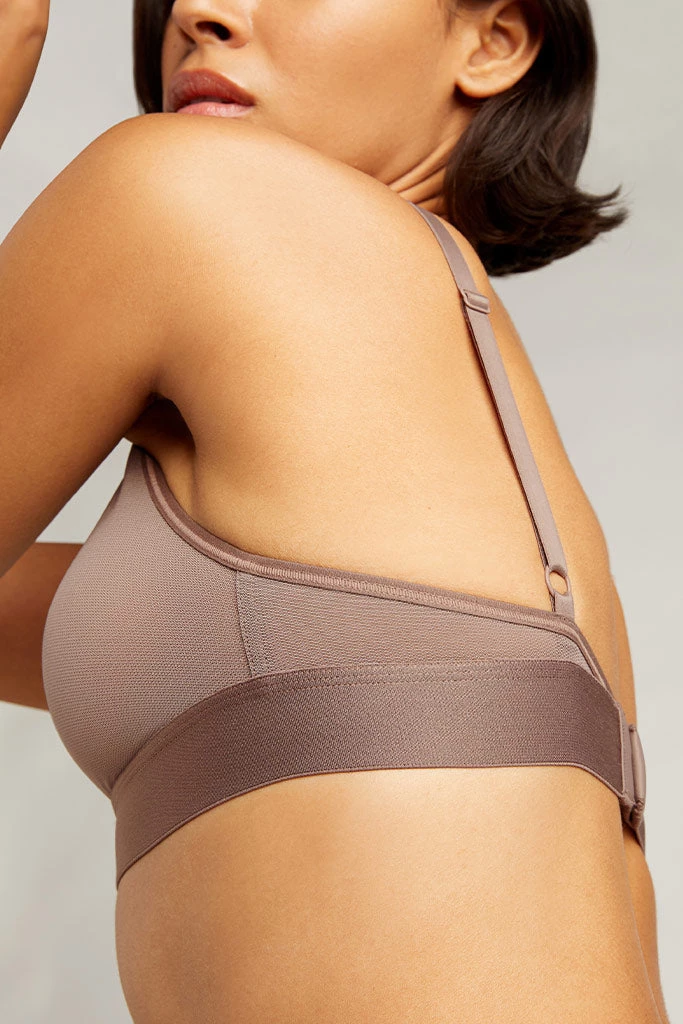 Negative Underwear Sieve Triangle Bra In Black And In Haze And In Moon (3 Pack) Bras 6 Negative Underwear Sieve Triangle Bra In Black And In Haze And In Moon (3 Pack) Bras