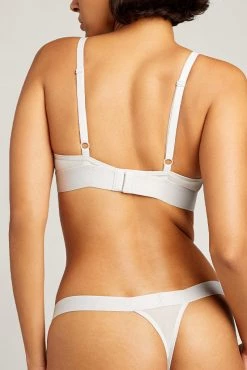 Negative Underwear Sieve Triangle Bra In Moon Bras