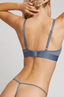 Negative Underwear Sieve Triangle Bra In Slate Bras