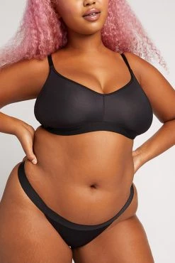 Negative Underwear Silky Non-Wire Bra In Black Bras 12 Negative Underwear Silky Non-Wire Bra In Black Bras